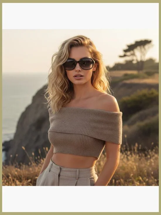 Polarized Square Sunglasses with UV400 Protection, Wrap Frame - Picture 7 of 7